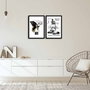 Wallity Cuadro Decorativo Enmarcado 2 Piezas 2PSCT-01